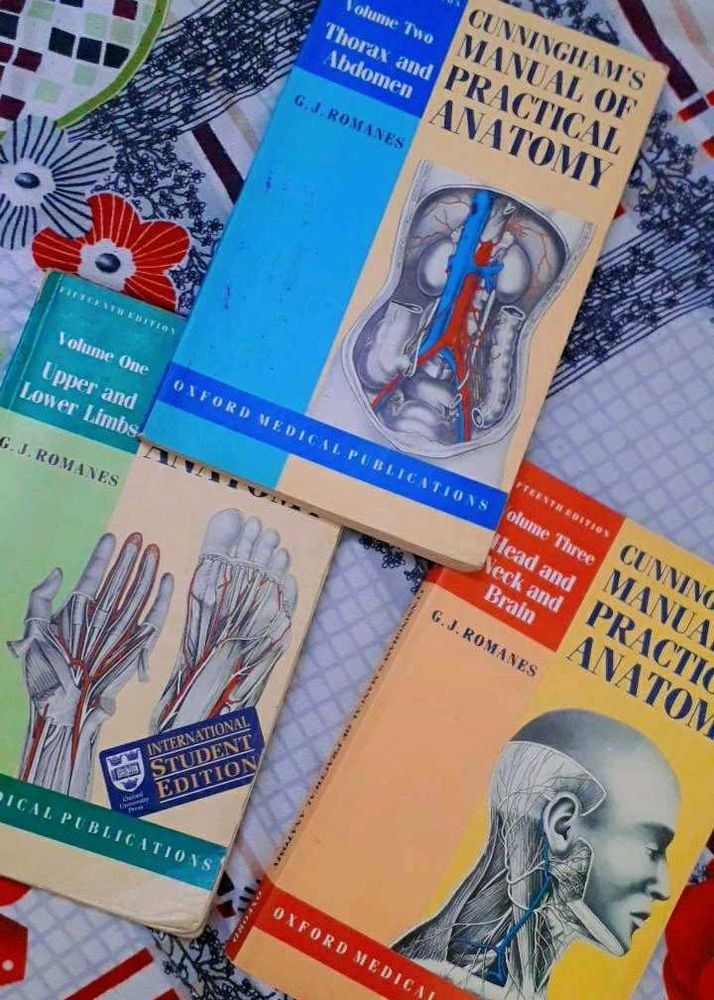 Cunningham&#39;s Manual Of Practical Anatomy! (3 Vol.)