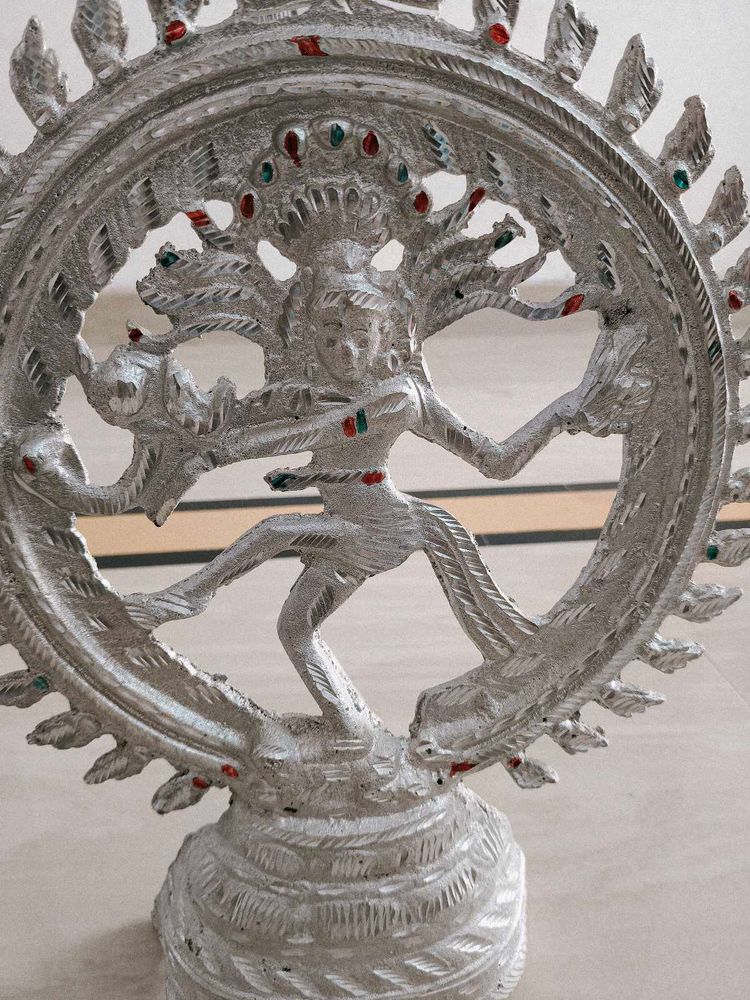 Silver Metal Nataraja Idol