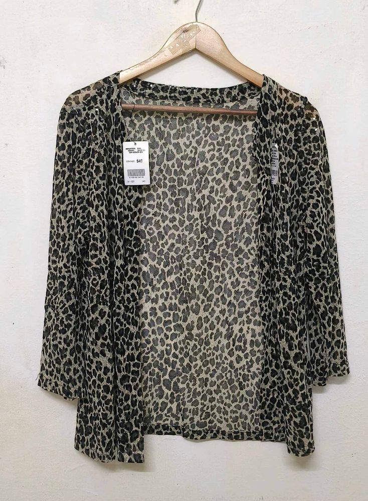 Trendy New Leopard Print Cover-Up