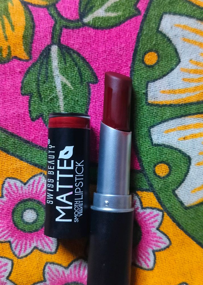 Swiss Beauty Matte Smooth Velvet Lipstk Dark Coffe