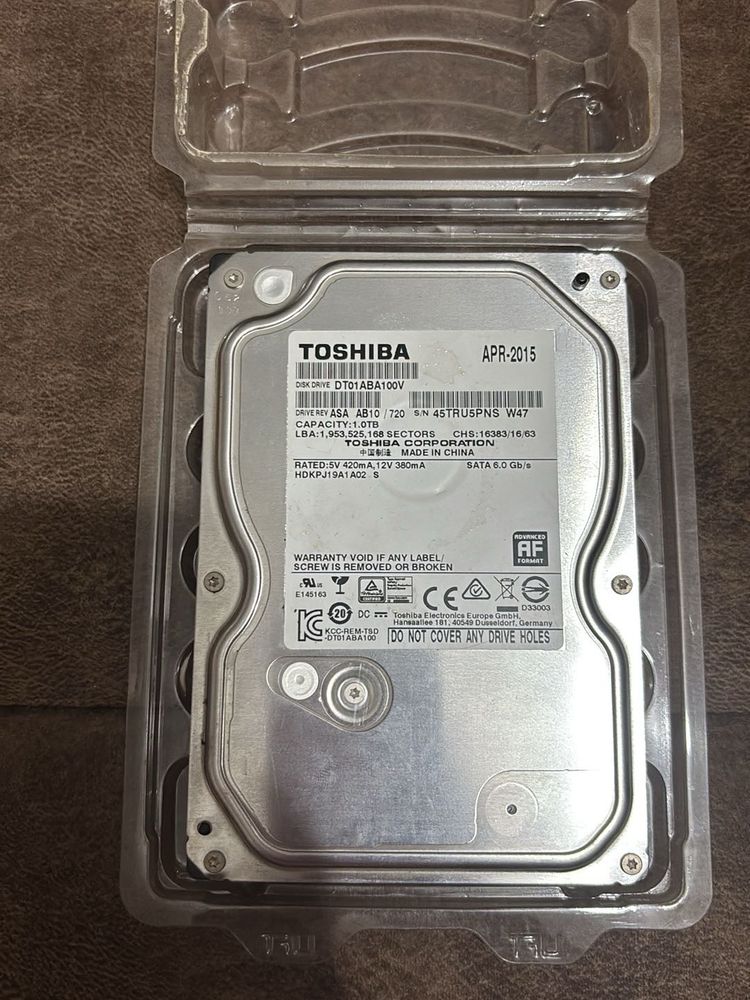 Toshiba 1TB Internal Hard Drive