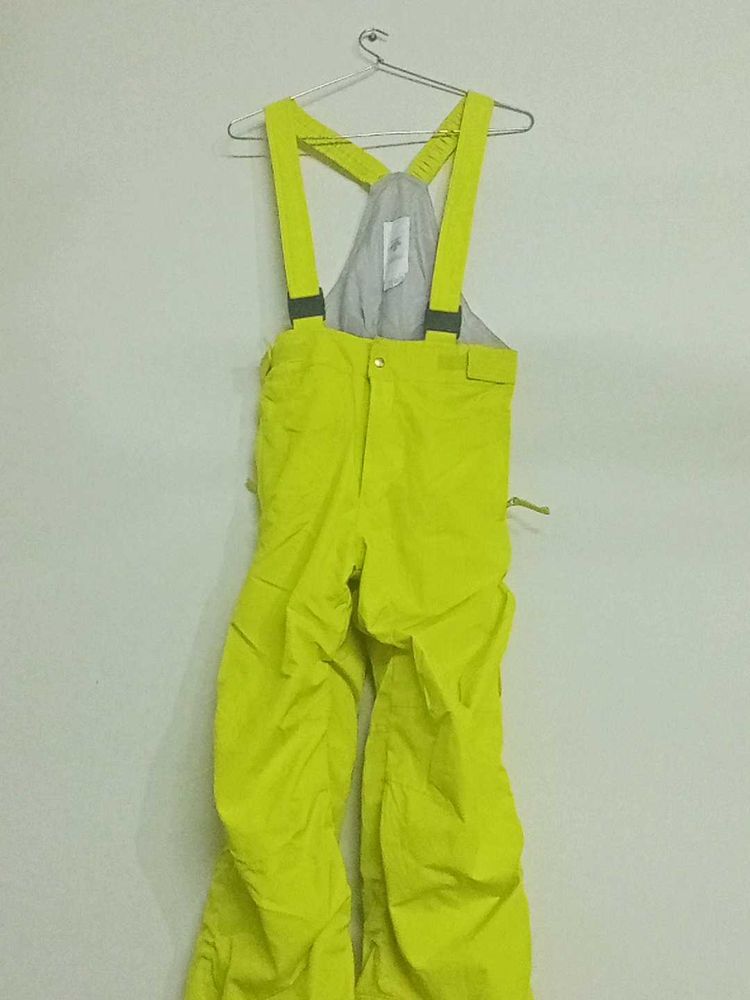Neon Yellow Ski Bib Pants