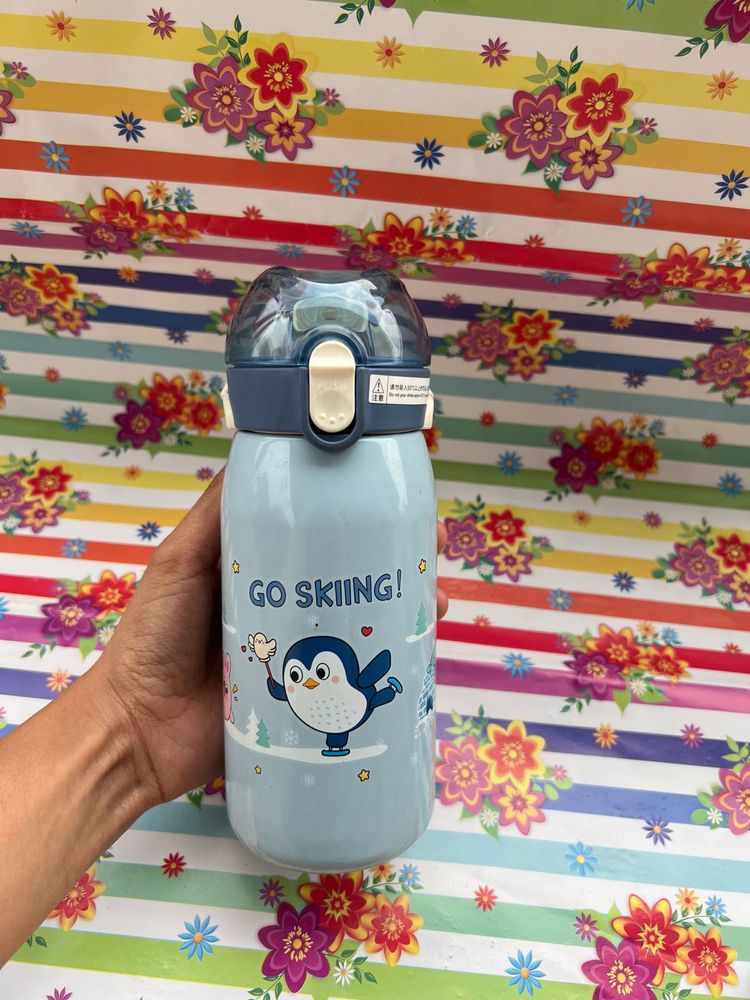 Cute Penguin hot and cold steel Water Bottle
