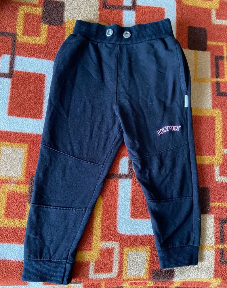 ROLYPOLY Kids' Black TrackPants