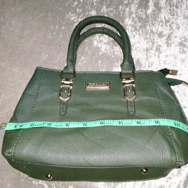 Olive Green Satchel Handbag