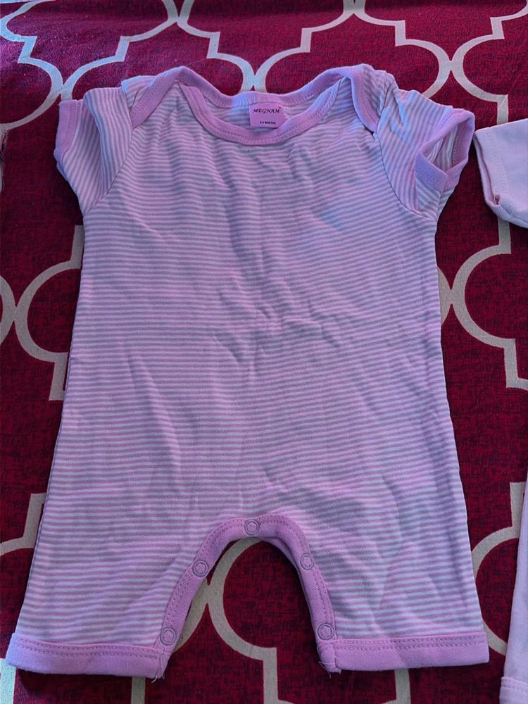 2 Combos Of Cute Baby Romper