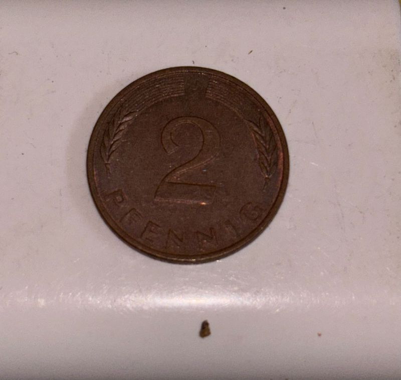 Vintage 2 Pfennig Coin