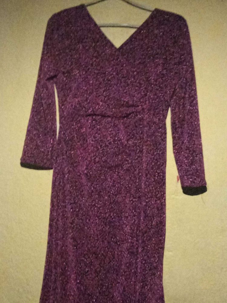 Sparkly Purple Party Dress