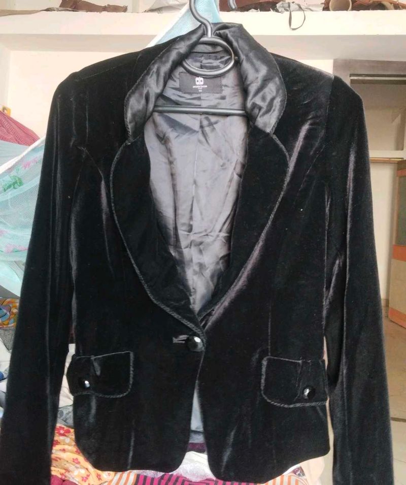 Black Velvet Imported Blazer
