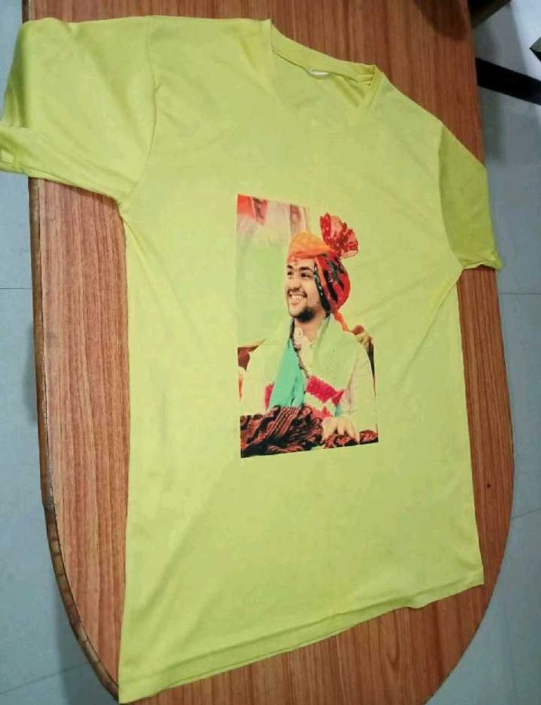 Yellow Graphic Print T-shirt