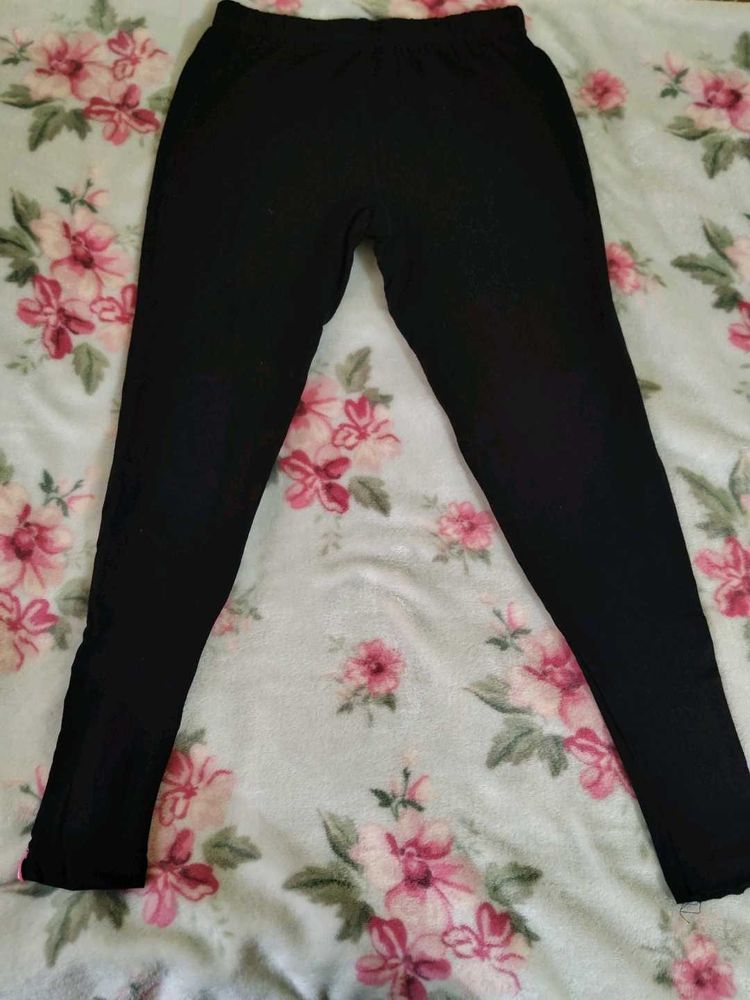 Black versatile Ankle length leggings