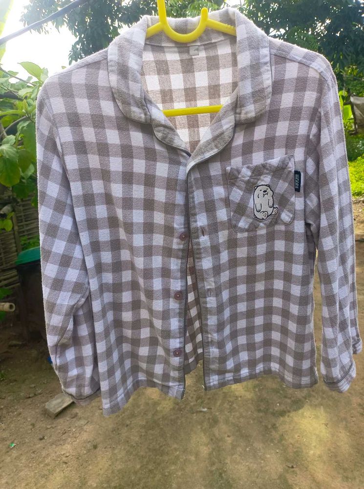 We Bare Bears Plaid Flannel