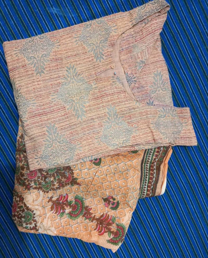 🧡Kurta With Duppata