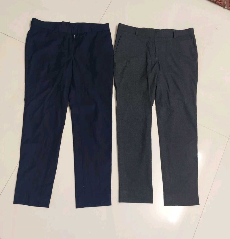 Combo of 2 Ladies Formal Pants