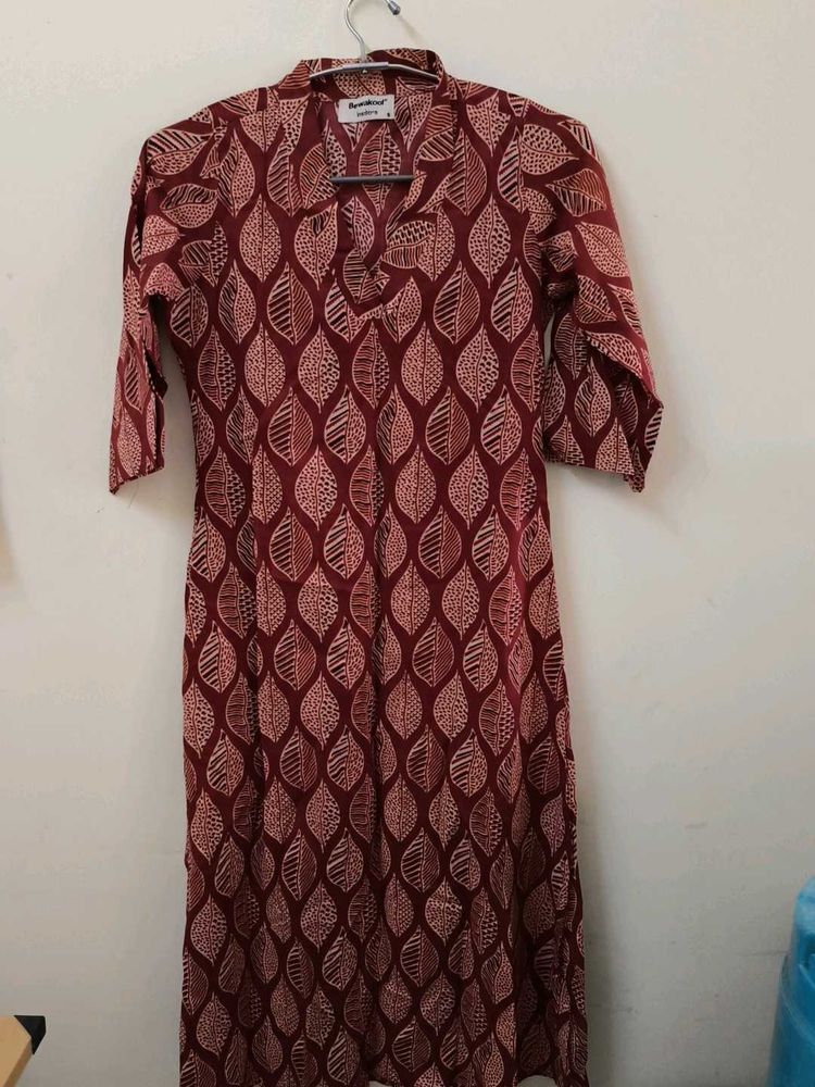 Leaf Print Kurta