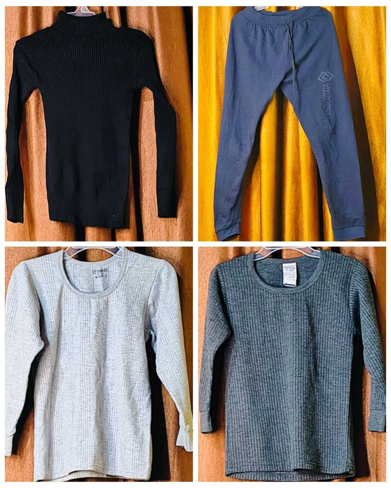 Combo Of 4, A Sweater, winter lower n 2 Warm inn