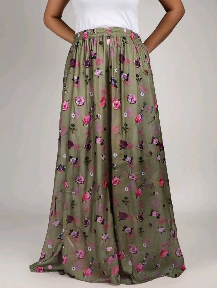 Floral Maxi Skirt