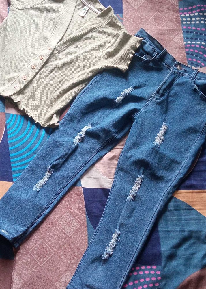 Top and Jeans