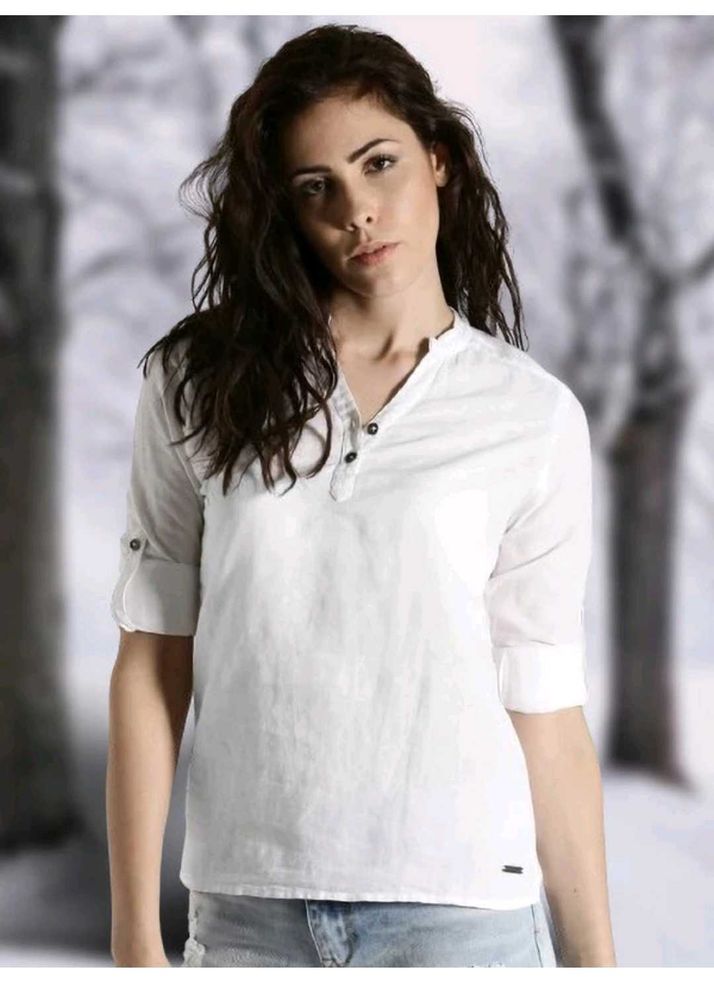 White Casual Top