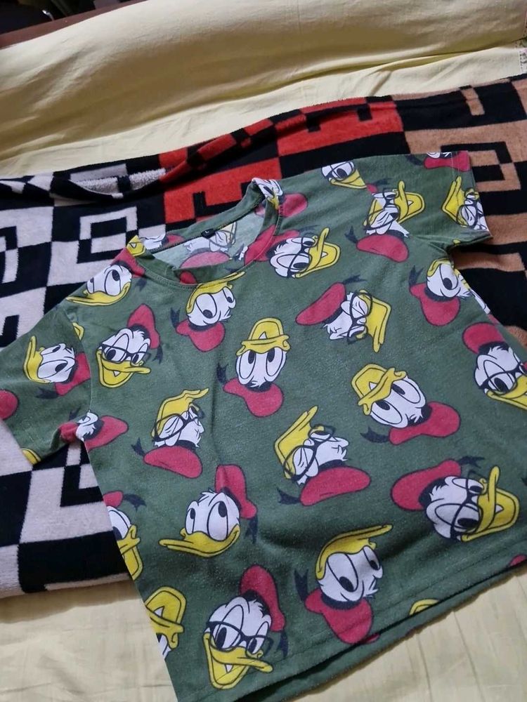 Donald Duck Print T-Shirt