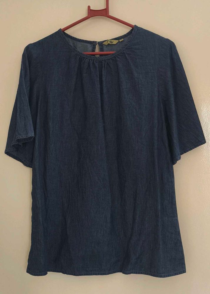 Blue Denim Style Top