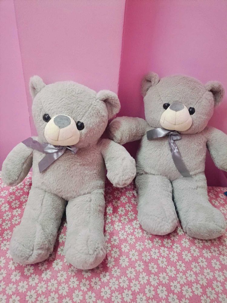 Combo Of 2 Fur Teddy Bears