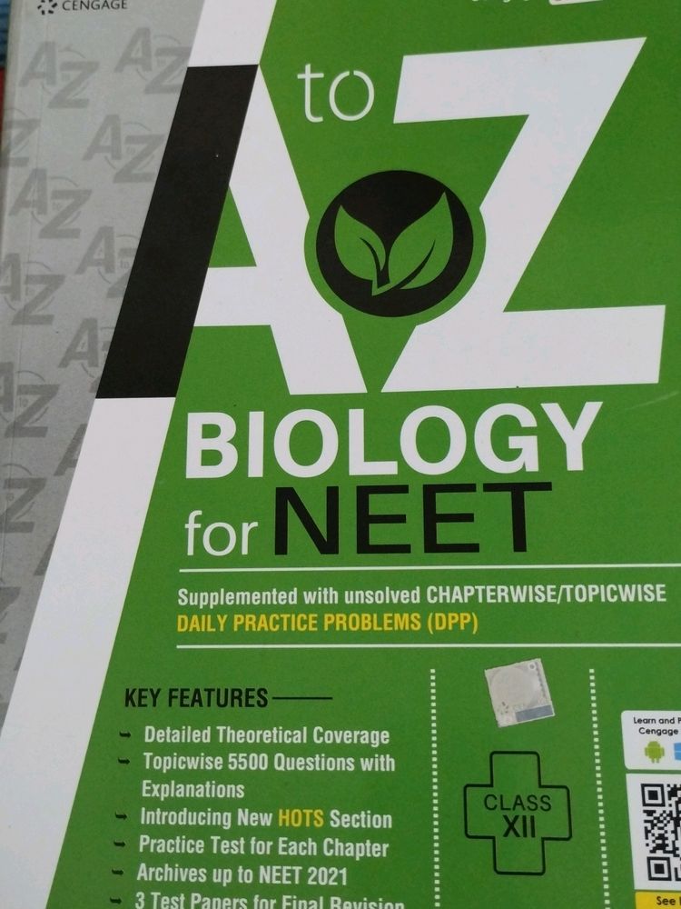 BIOLOGY A TO Z FOR NEET,XII GRADE,NEET PART2