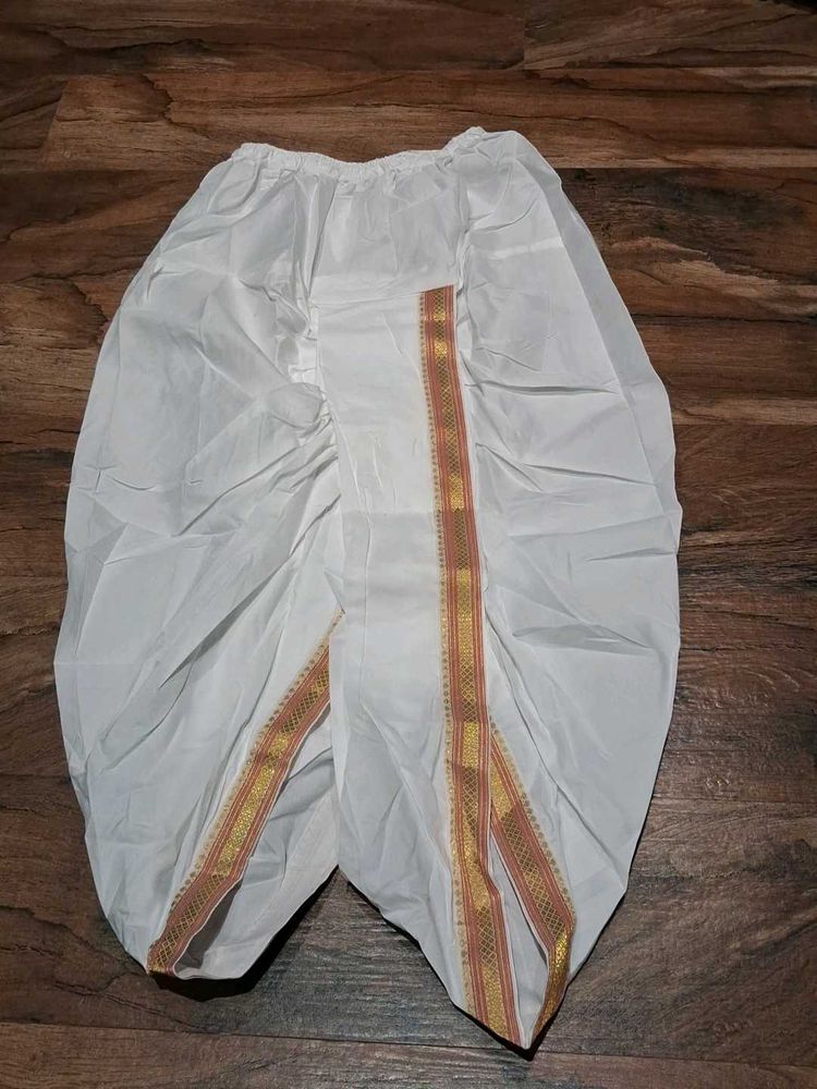 Ethnic White Dhoti