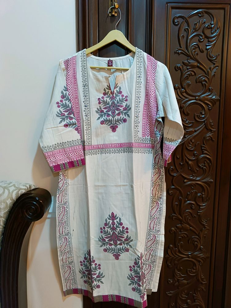 White Formal Kurta