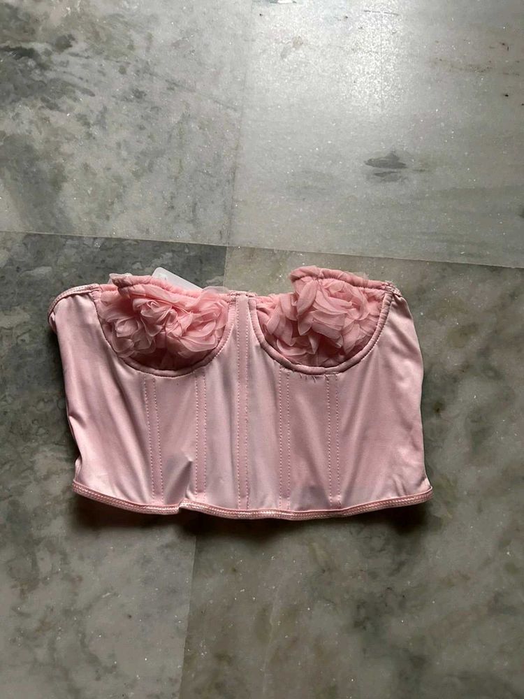 NewMe Pink Corset Top