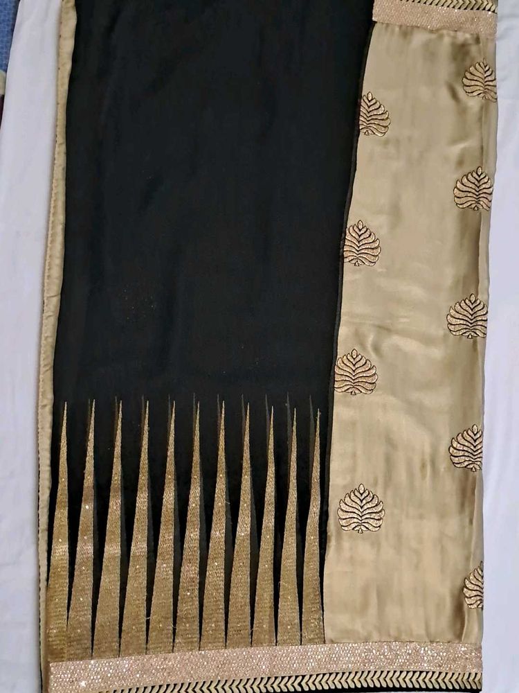 Golden Saree
