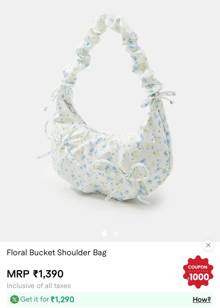 NEW WITHOUT TAG SAVANA Floral Handbag