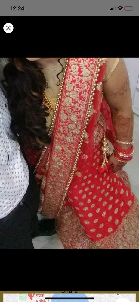 Royal tomato red Lehenga