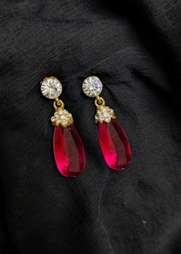 Pink Dangle Earrings