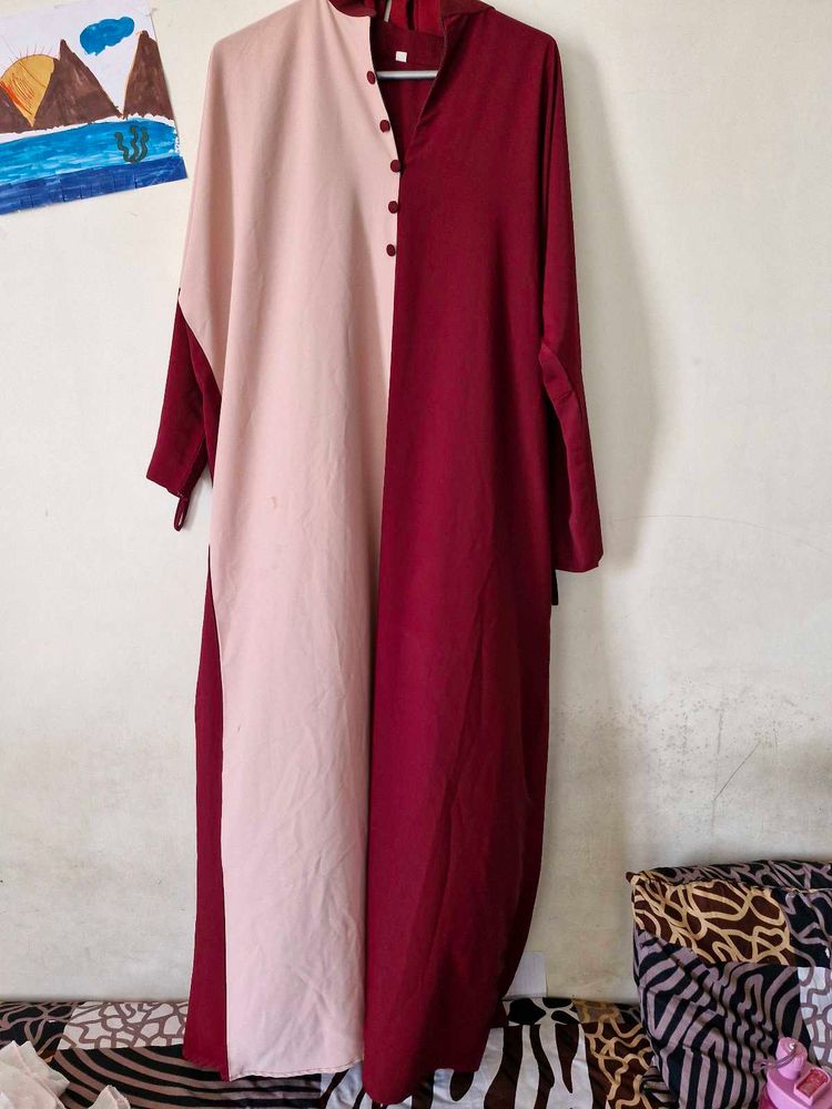 Dual Shade Classy Abaya