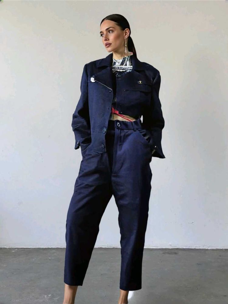 Navy Blue Trousers