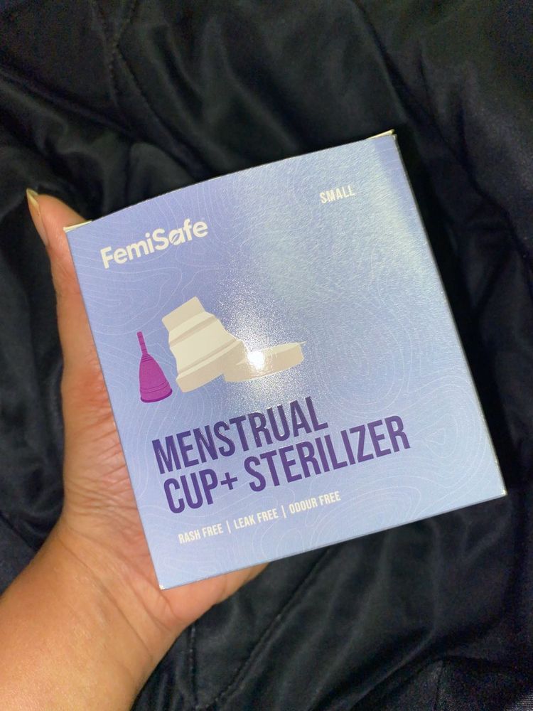 Unused Femisafe Menstrual Cup And Sterilizer