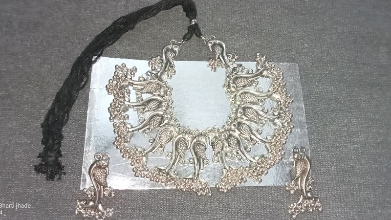 Oxidised Silver Jewellery Set