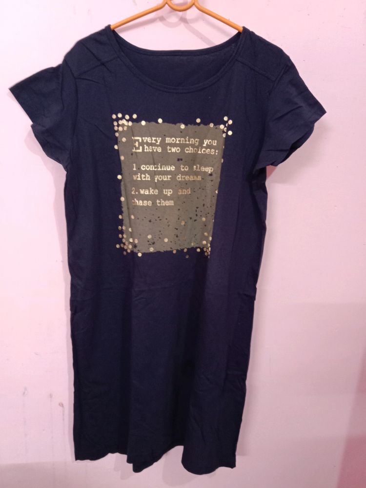 Navy Blue 💙 Night Dress