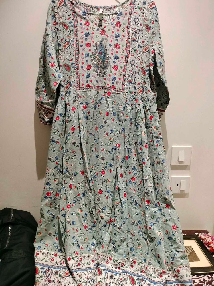 Juniper Floral Print Maxi Dress Never Used