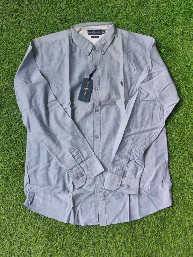 US Polo Formal Grey Shirt