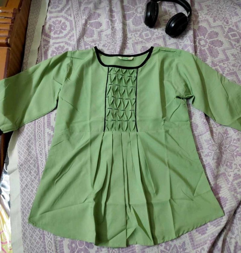 Green Tunic Top