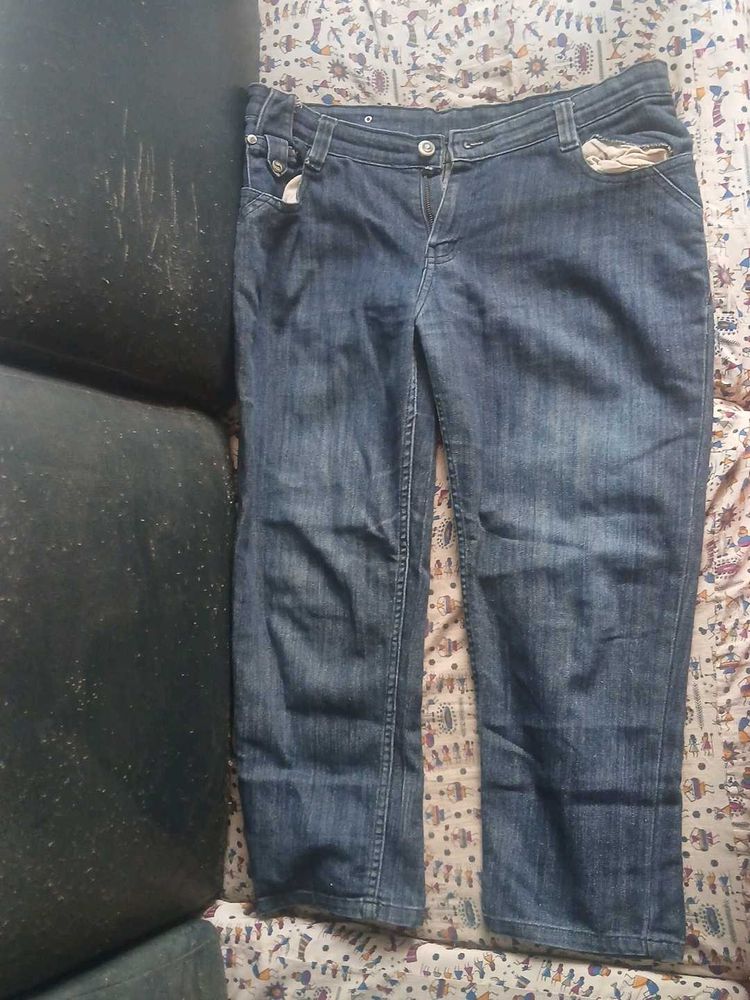 Dark Wash Denim Jeans