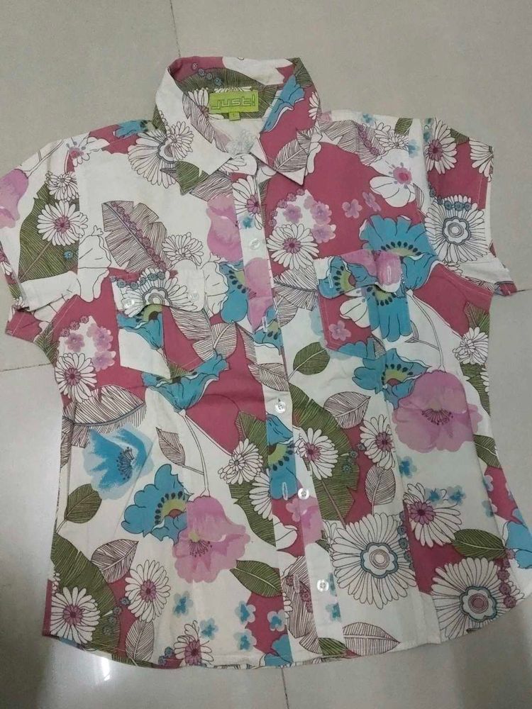 Flower Printed Shirt