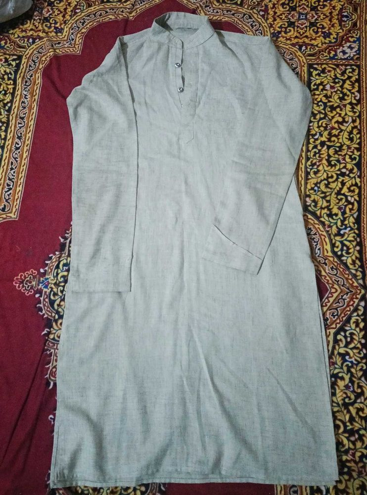 Grey Kurta For Boys