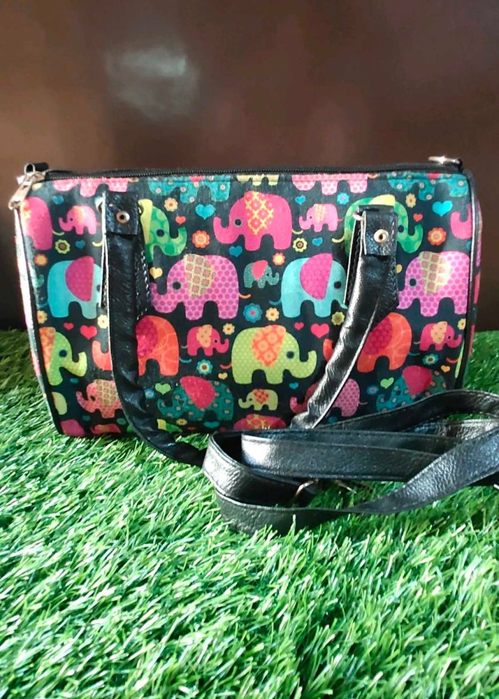 Quirky Print Sling Bag
