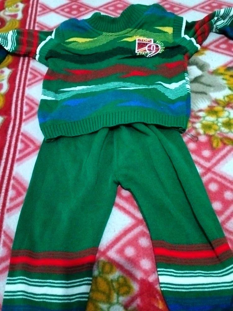 Woolen sweater and pajami