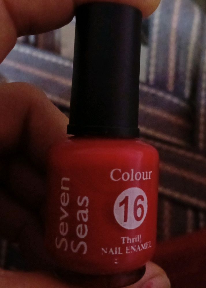 Seven Seas Red Nail Enamel