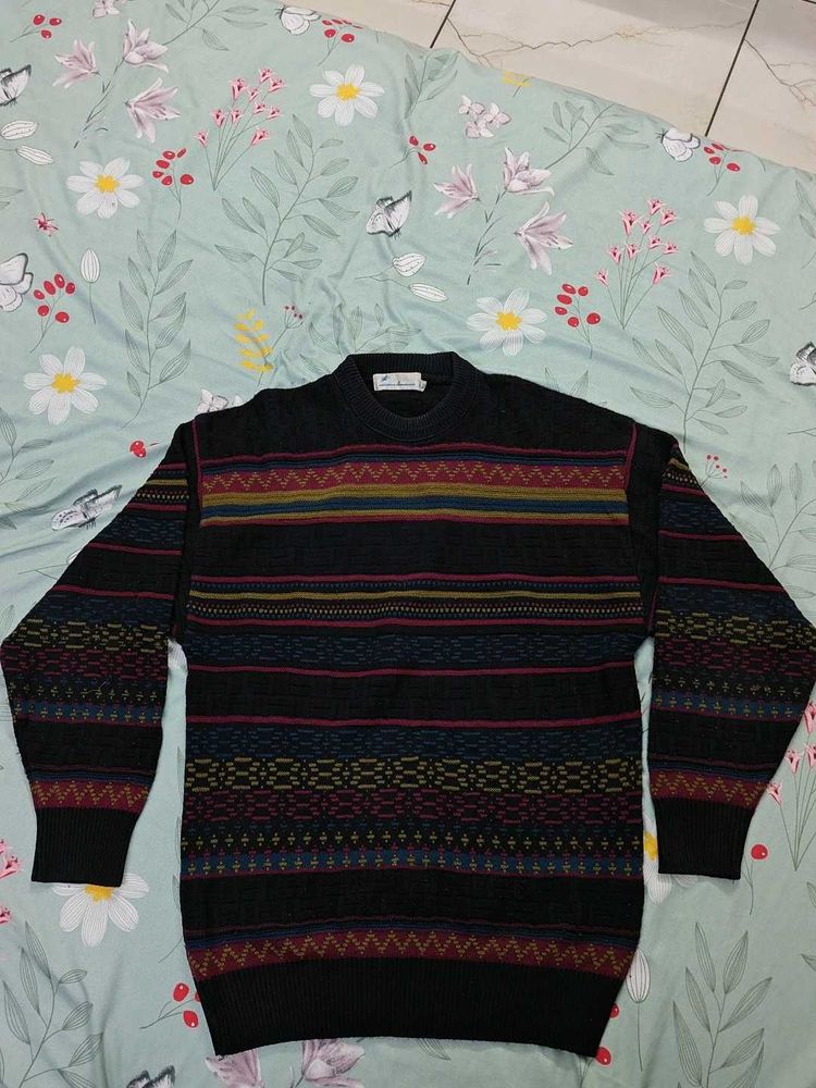 Vintage Patterned Sweater