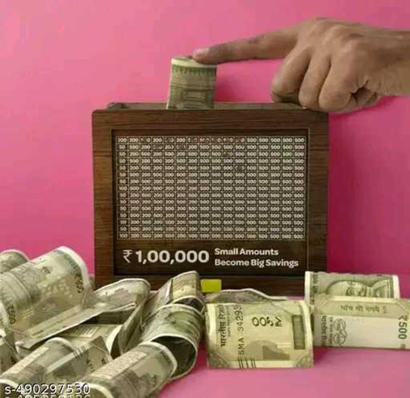 1 Lakh Savings Goal Tracker Box